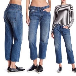 Vince Mid Rise Denim union slouch